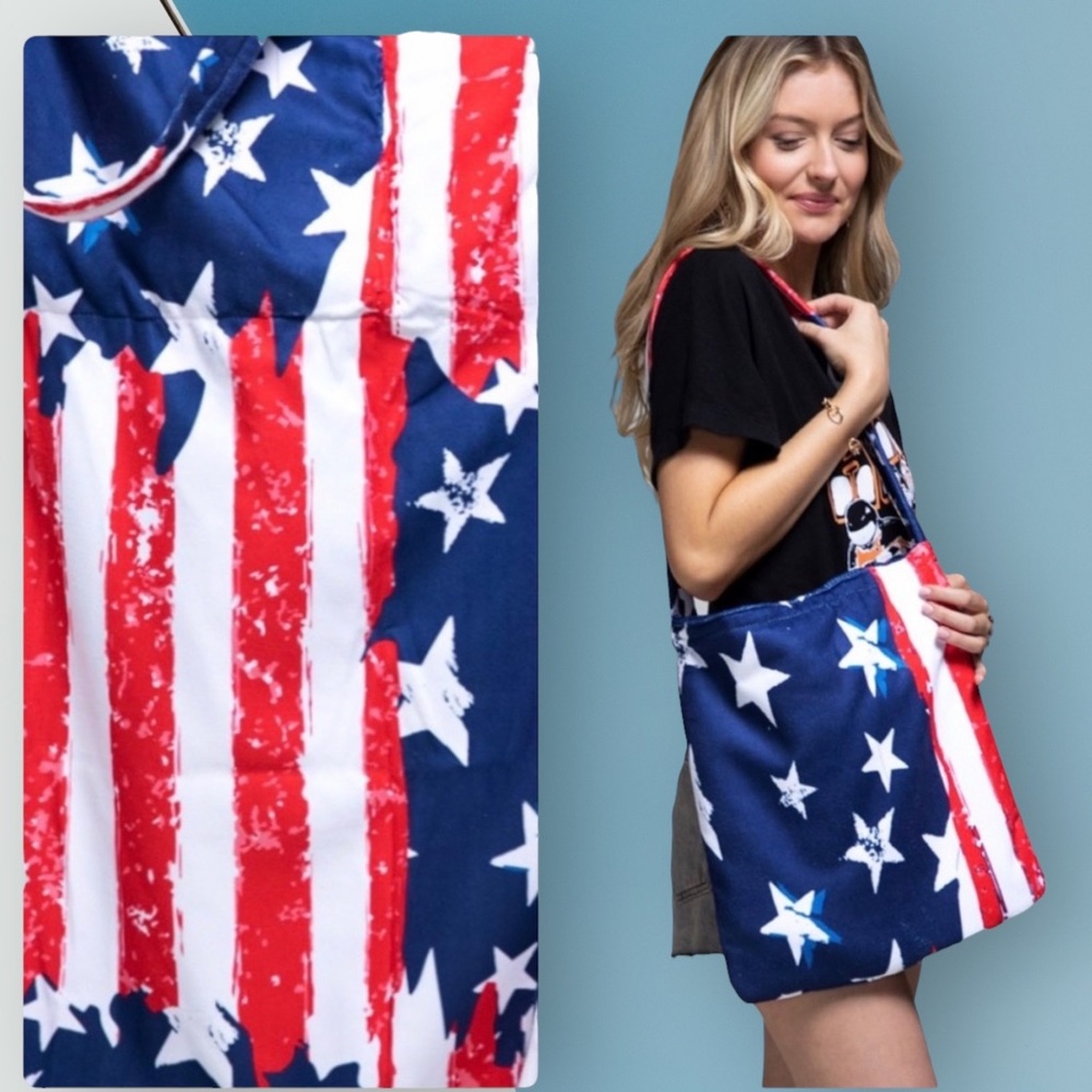 USA🇺🇸-- Tote Bag to Beach Towel (Oversized), NEW✔️